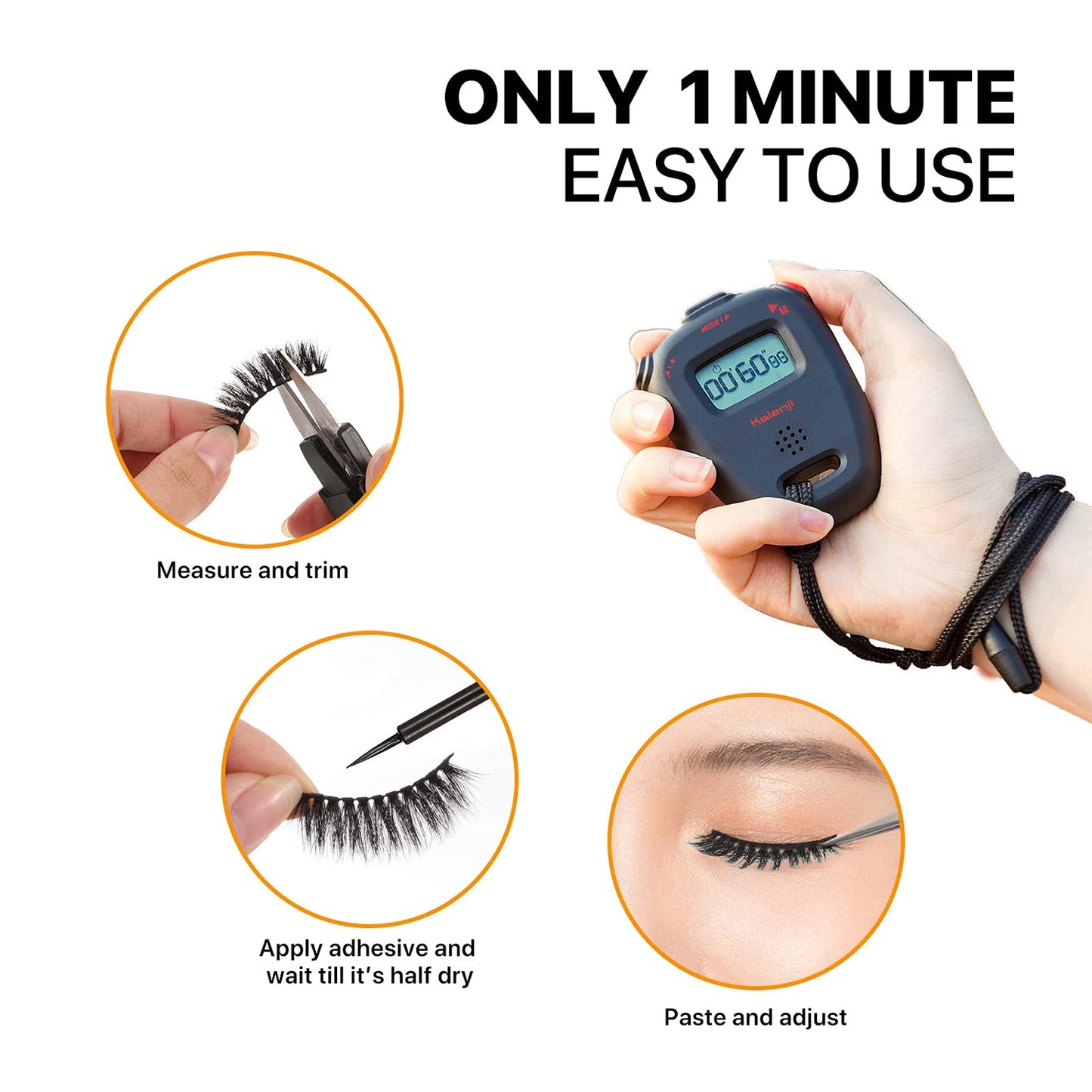 3D Mink Eyelashes Set – Lightweight Full Volume Lashes