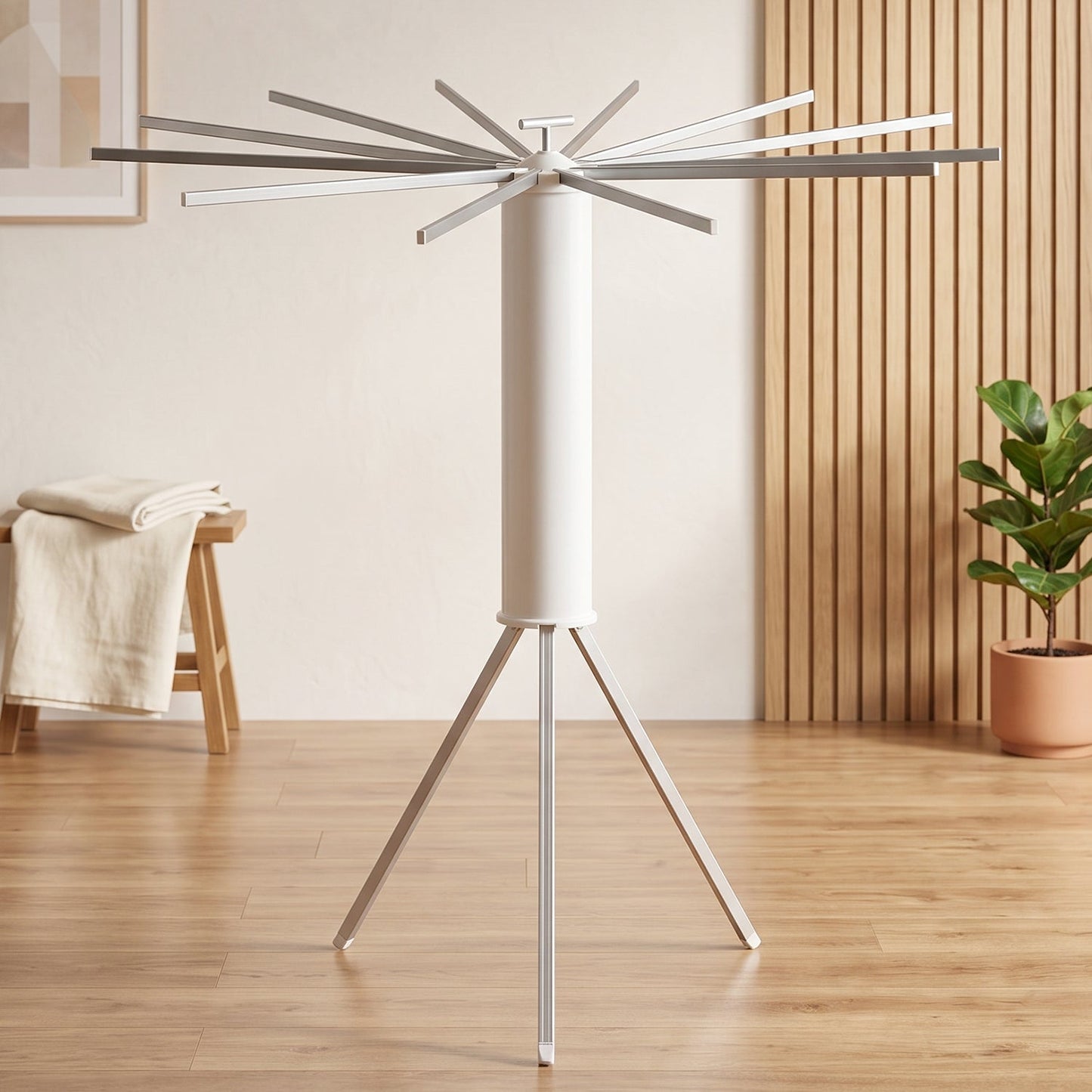 Space-Saving Octopus Clothes Drying Rack Stand Tripod (1 Pc)