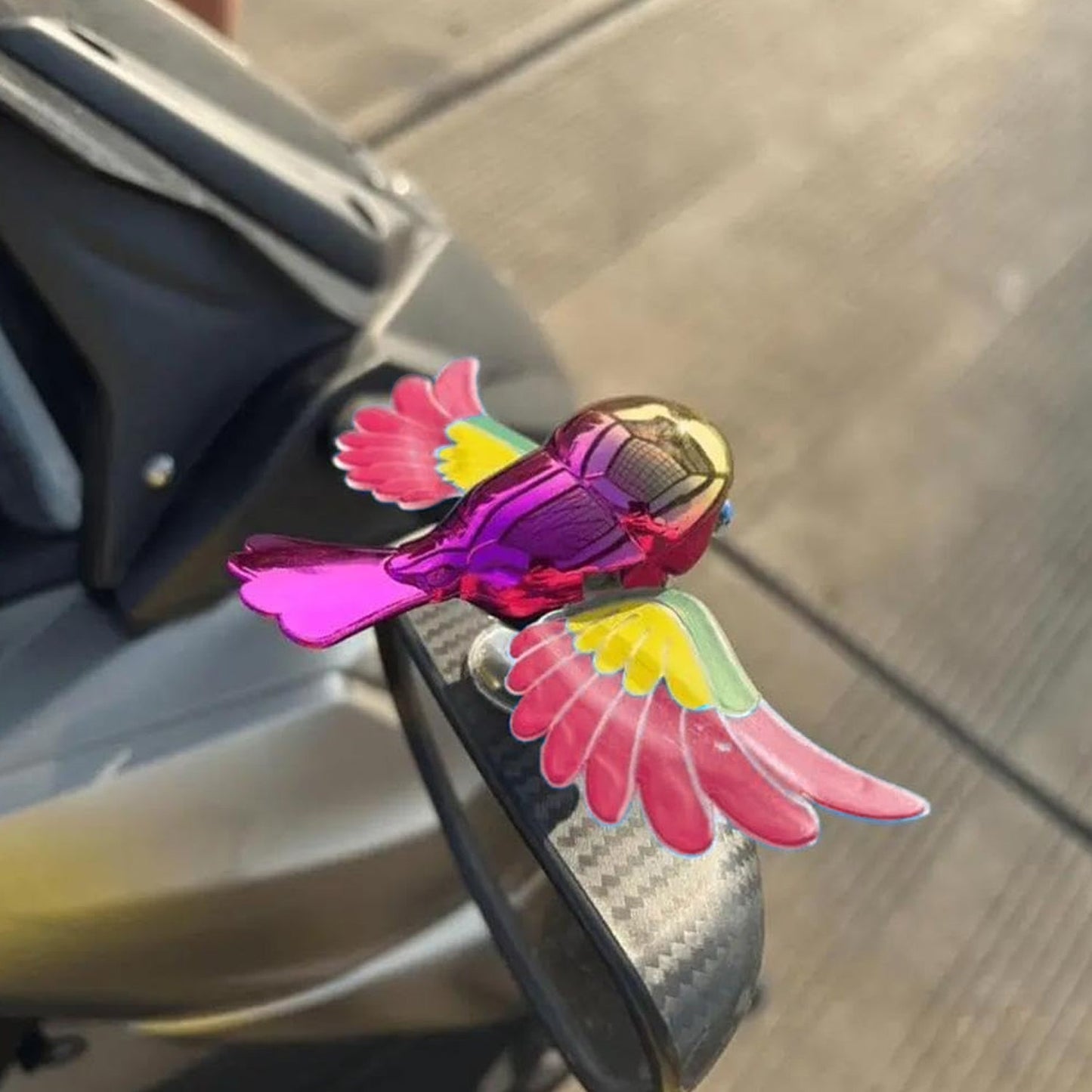 Wind Flying Bird Dashboard Decoration – Lifelike Wing Motion