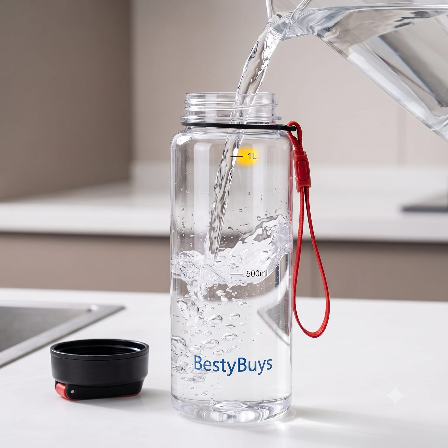 Bestybuys Sports Water Bottle 1L