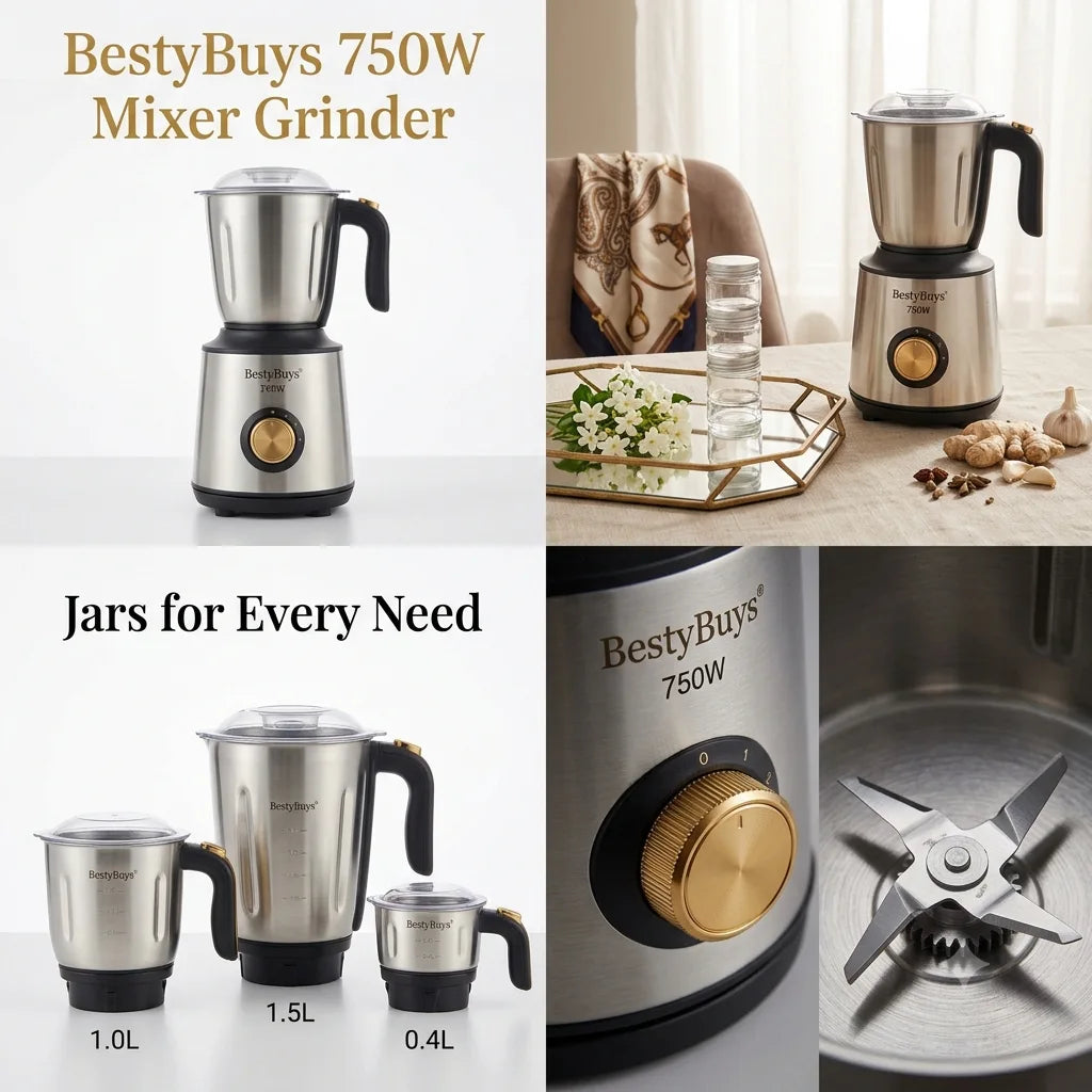 Bestybuys 750W Mixer Grinder