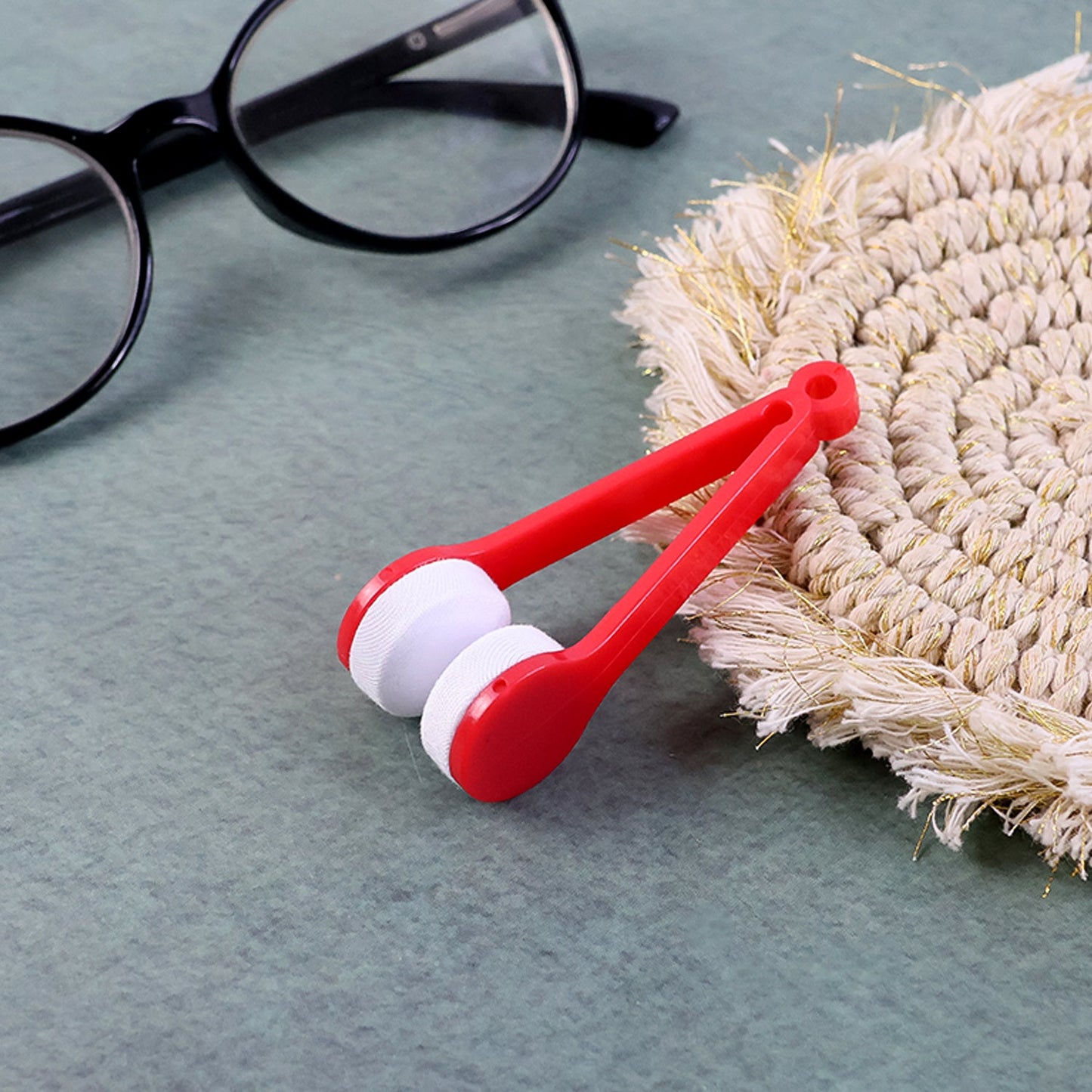 Portable Eyeglass Lens Cleaner Tool – 6 Pc Double-Sided Microfiber