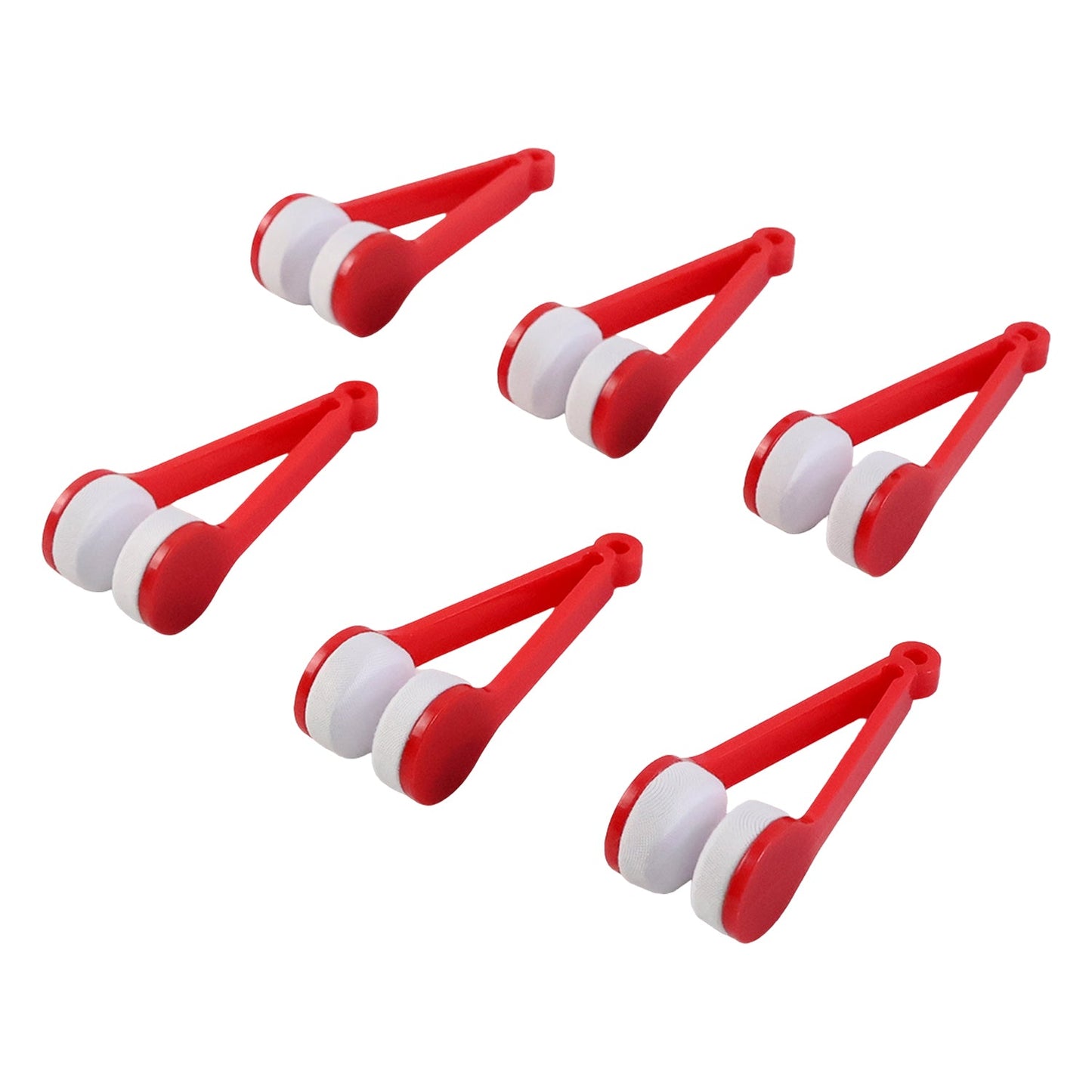 Portable Eyeglass Lens Cleaner Tool – 6 Pc Double-Sided Microfiber