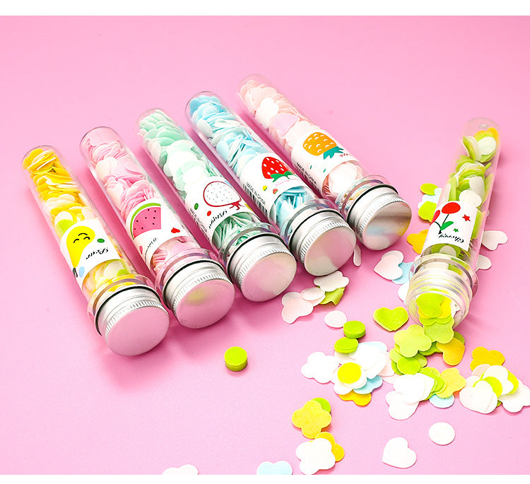 Flower-Shaped Paper Soap Strips – Portable & Travel-Friendly Cleanser