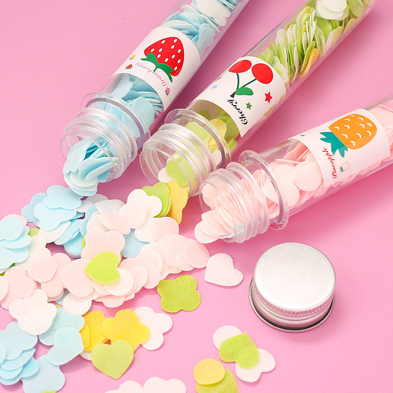 Flower-Shaped Paper Soap Strips – Portable & Travel-Friendly Cleanser
