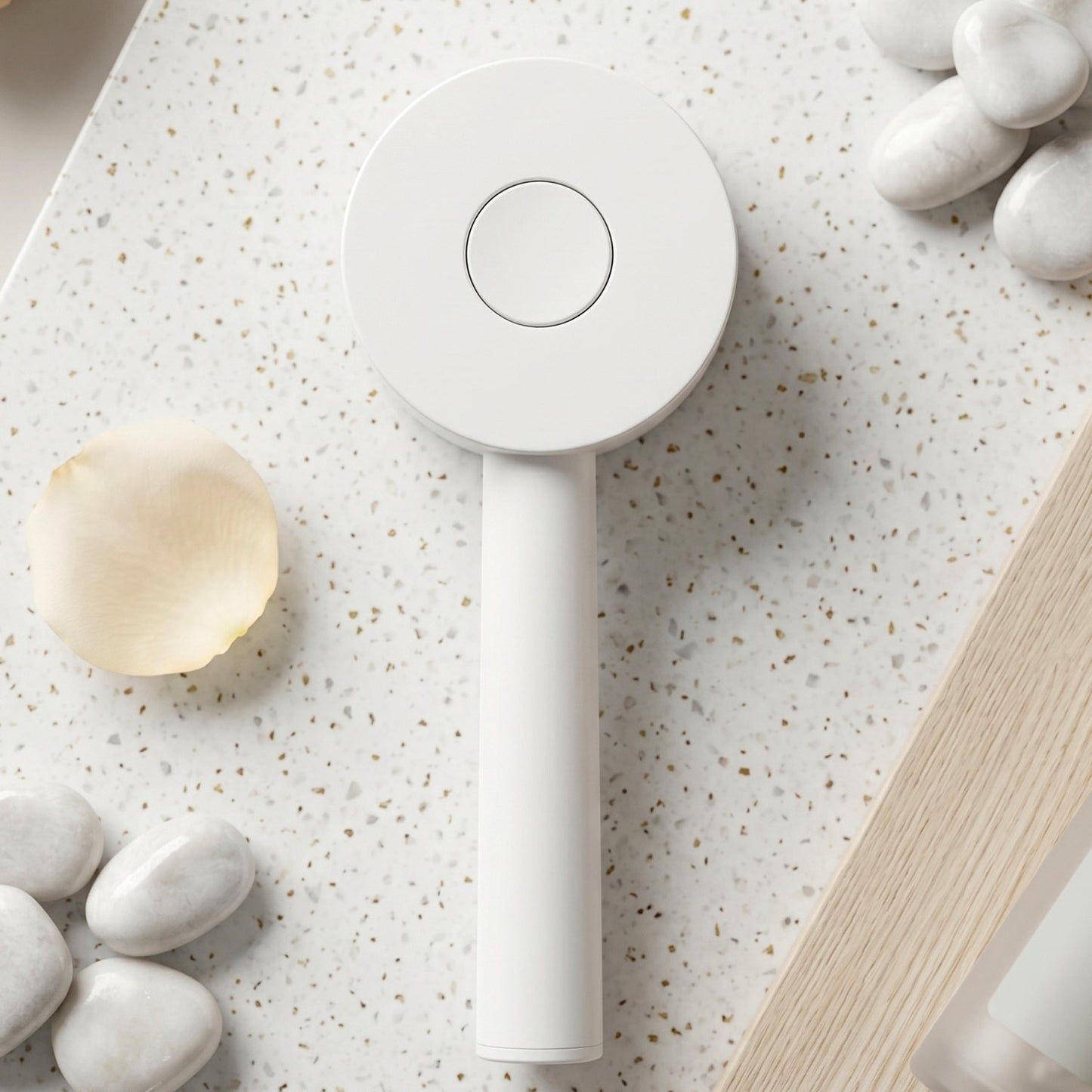 Self-Cleaning Hair Brush – Detangle & Massage | Velvet Wheels