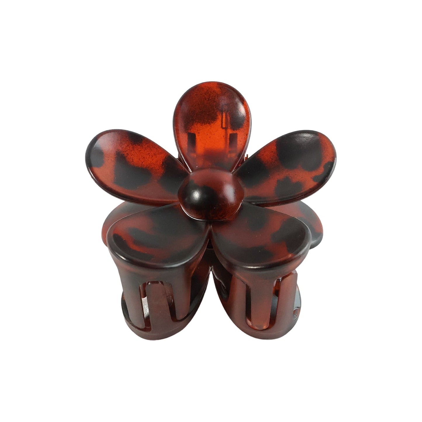 Flower Hair Clip – Elegant Plastic Claw for Secure Hold