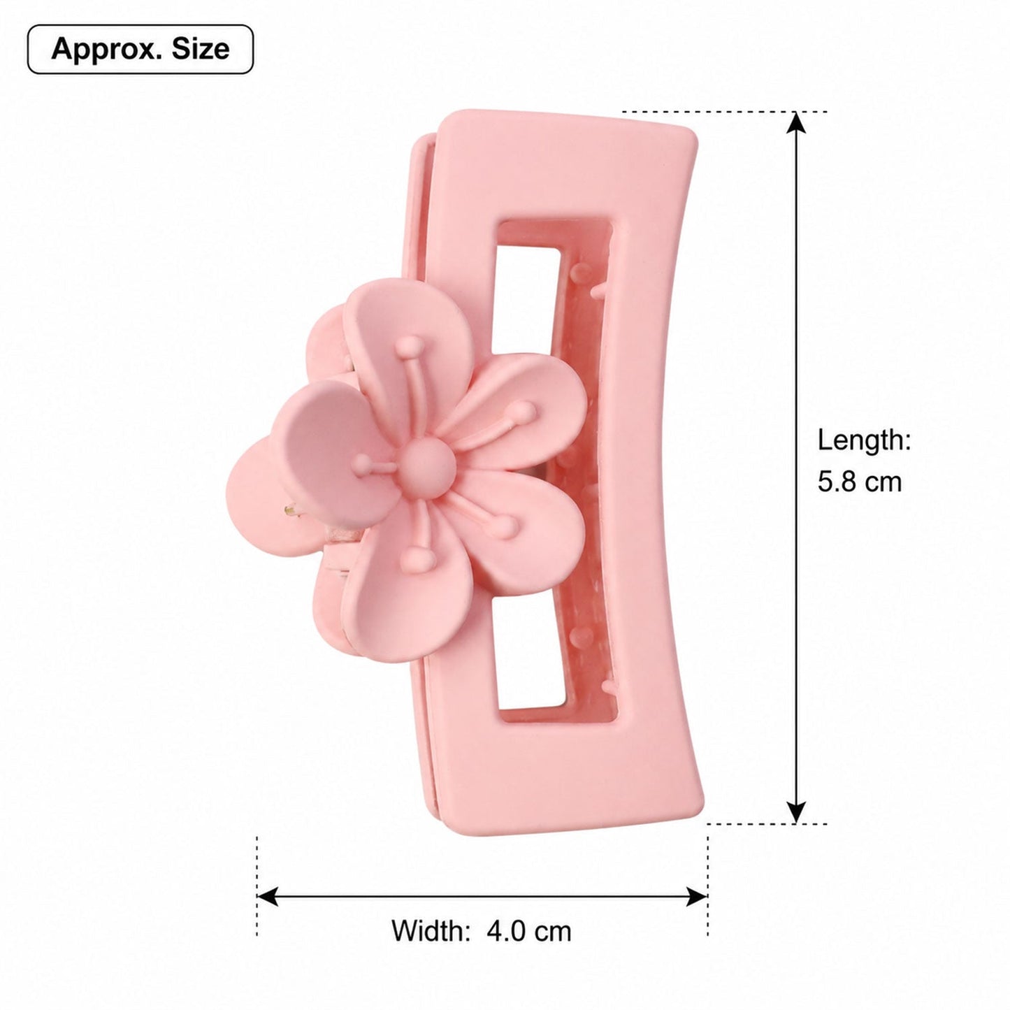 Plastic Hair Claw Clip – Strong Grip & Trendy Design for Women & Girls