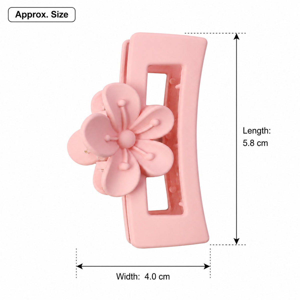 Plastic Hair Claw Clip – Strong Grip & Trendy Design for Women & Girls