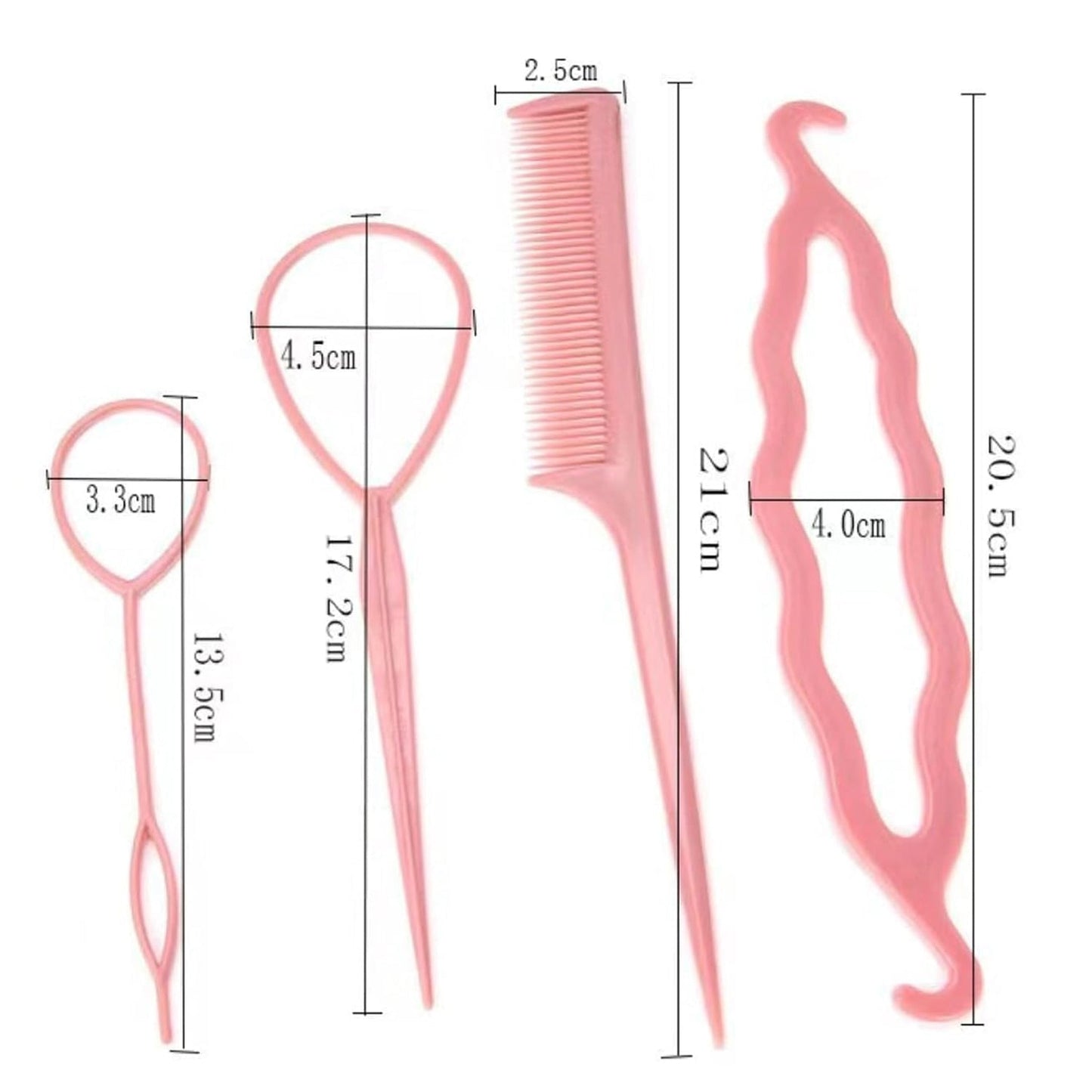 Hair Styling Tool Set – Easy & Gentle Braiding & Ponytails