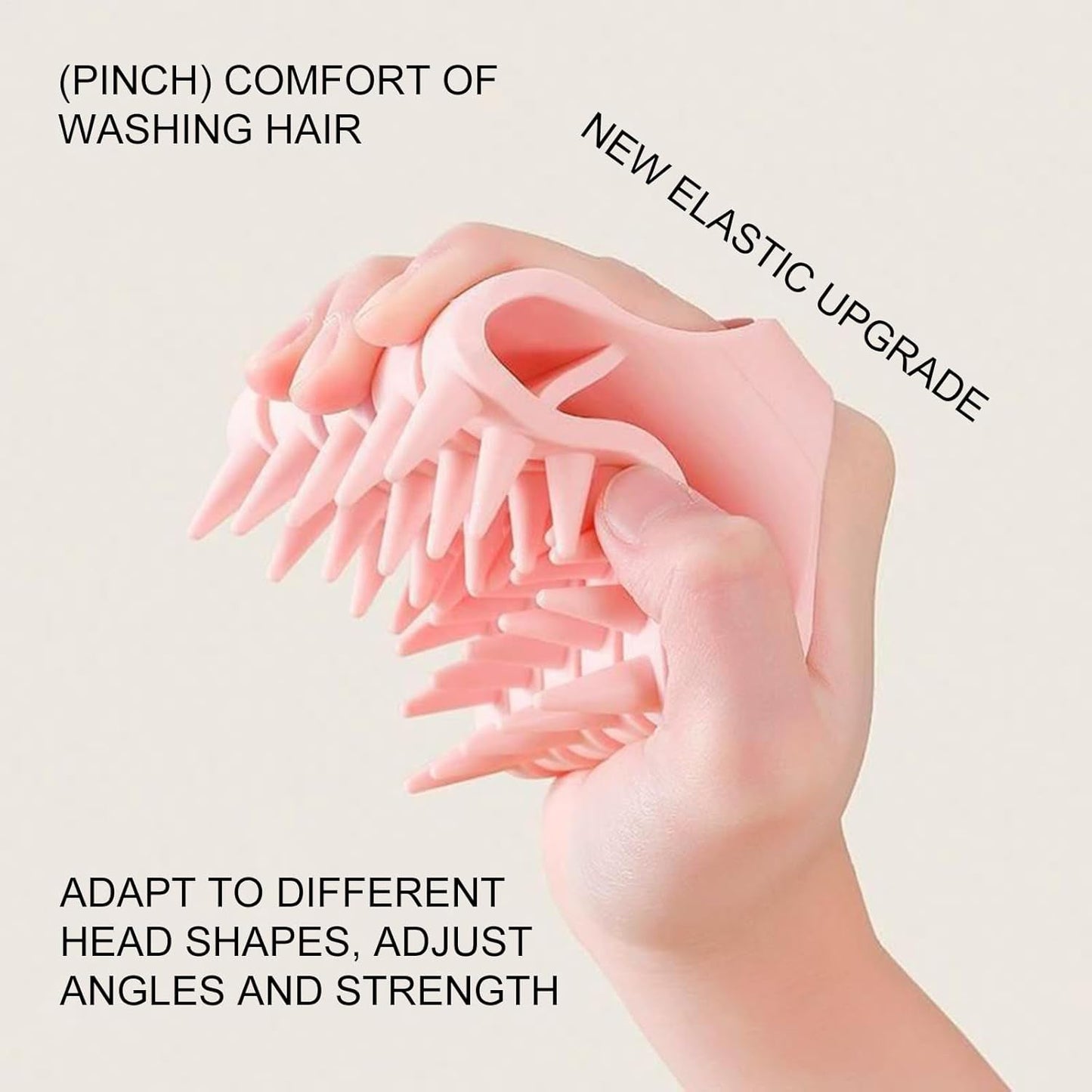 Scalp Massager Shampoo Brush – Soft Silicone Deep Clean & Relax
