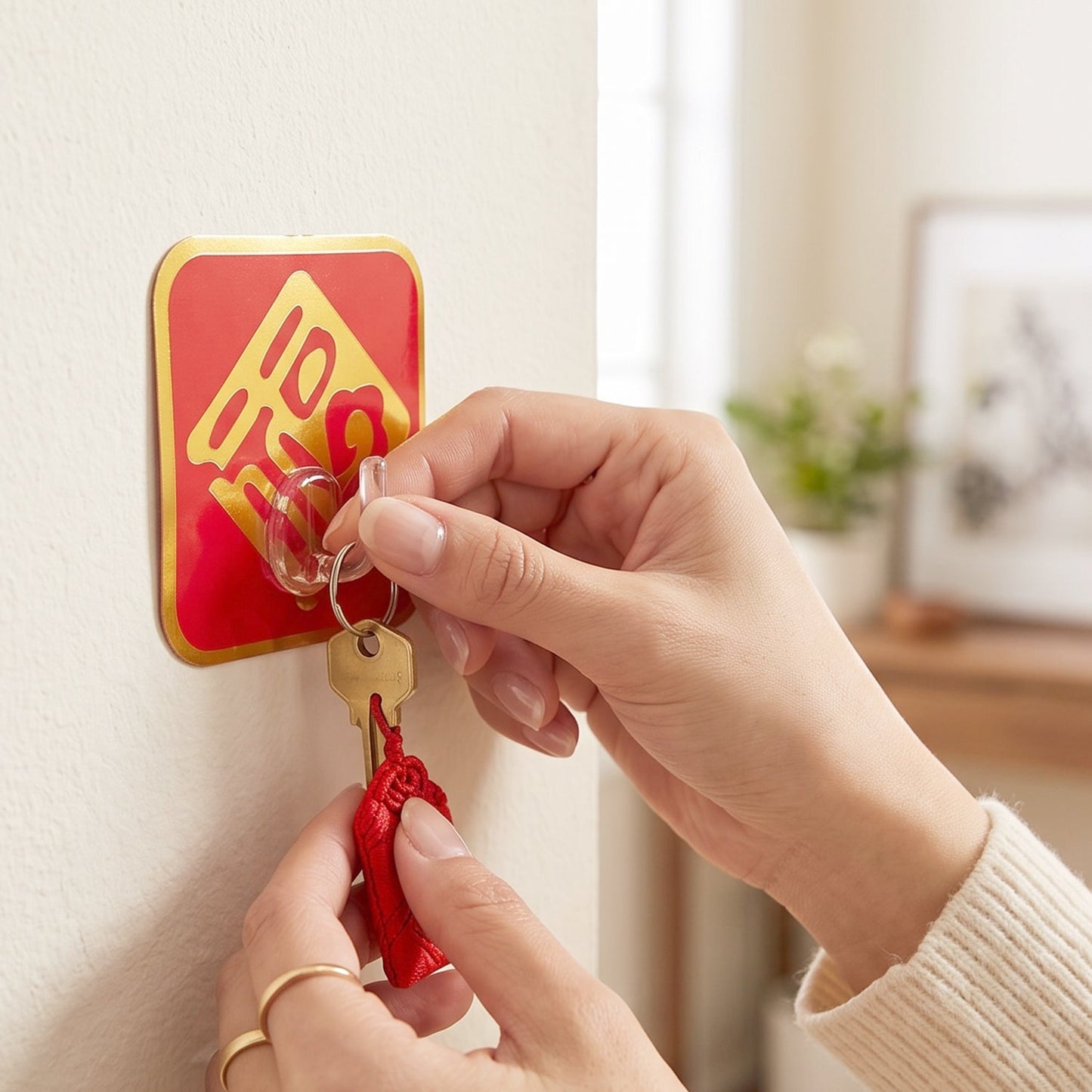 Self Adhesive Wall Hooks, Decorative Strong (10 Pcs Set)