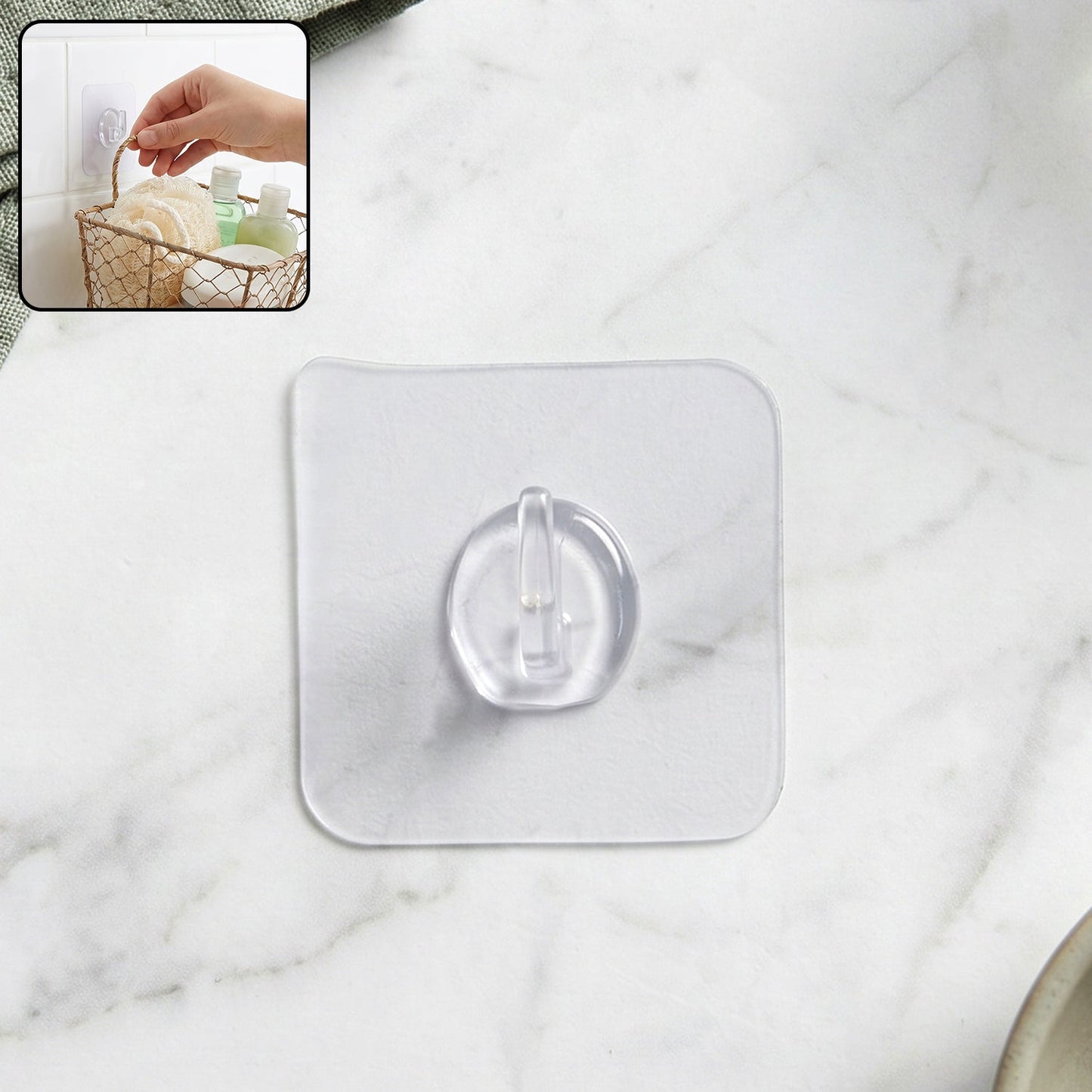 Self-Adhesive Wall Hook – Easy no-drill installation