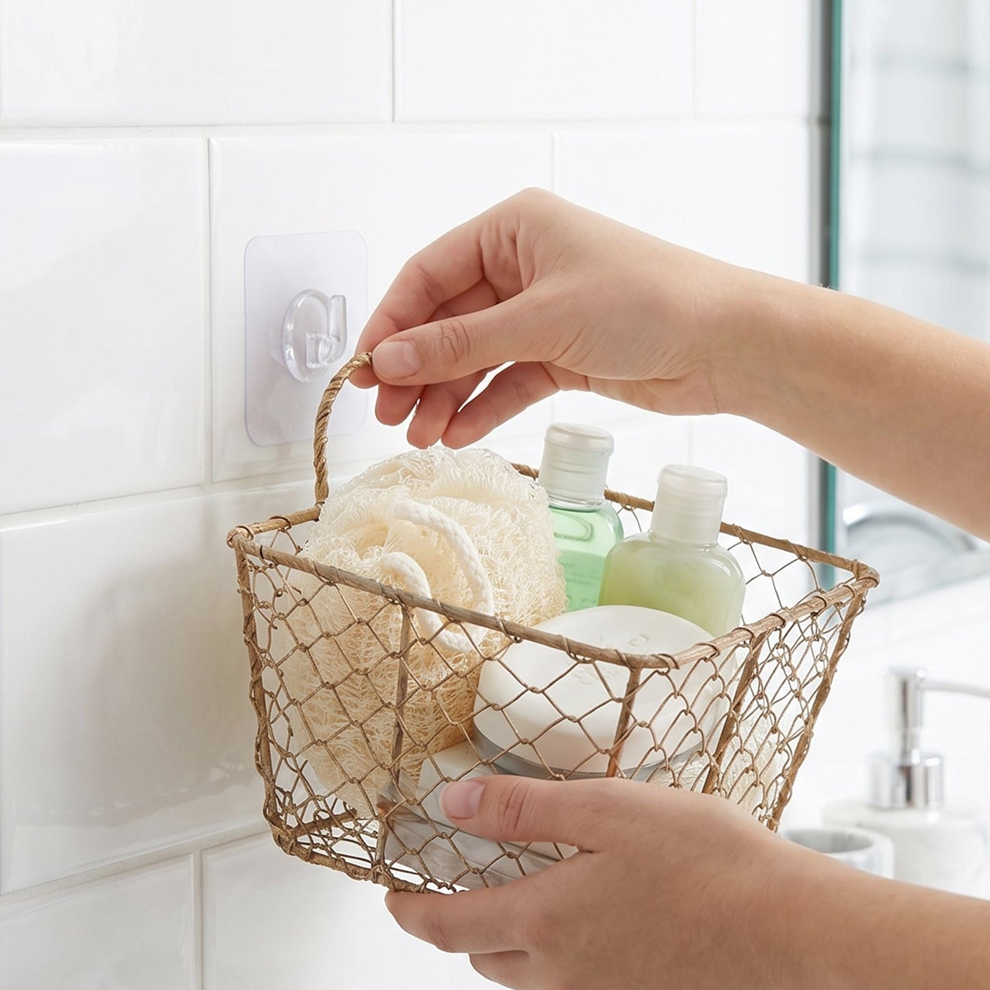 Self-Adhesive Wall Hook – Easy no-drill installation