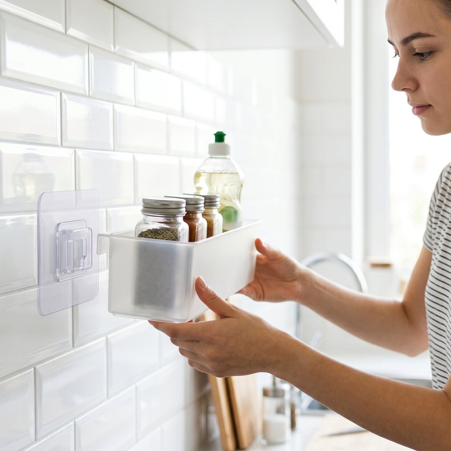 Self-Adhesive Wall Hook – Damage-Free, Waterproof, Strong