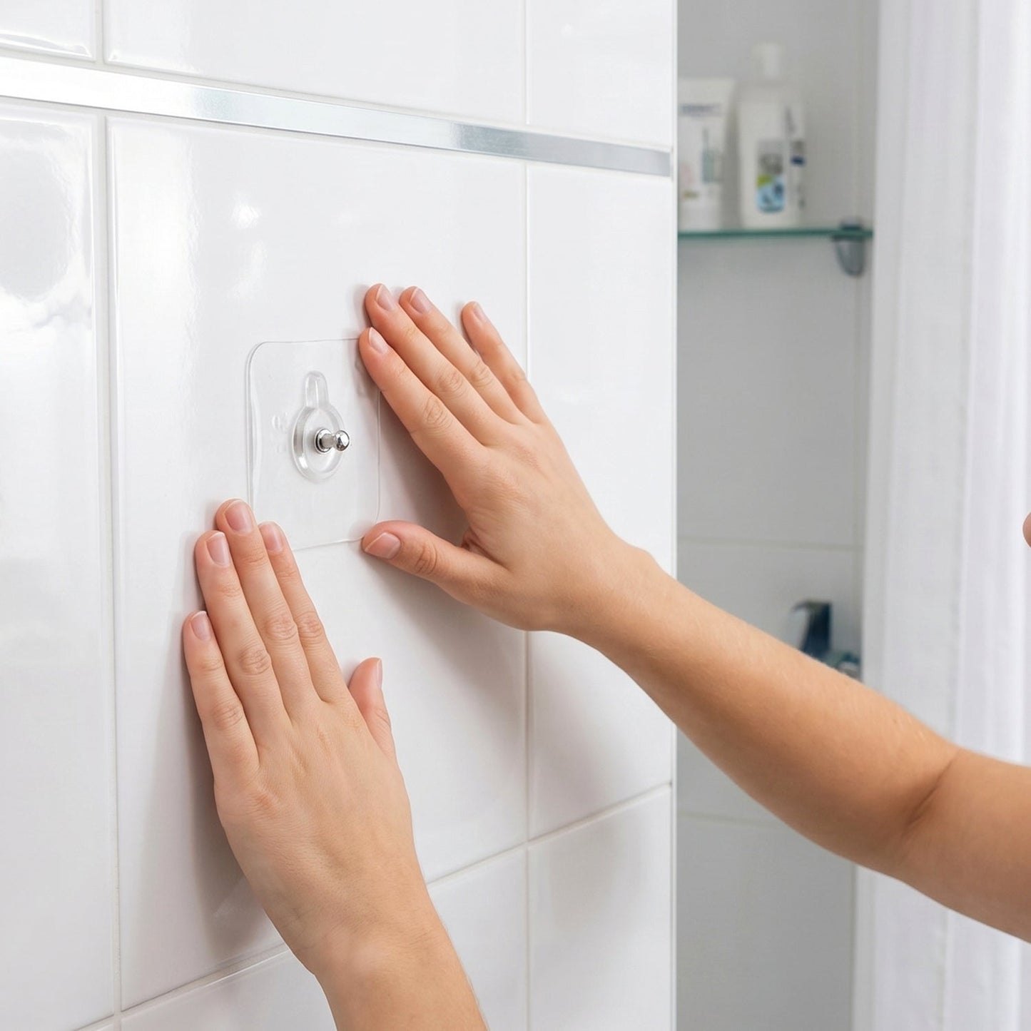 Heavy-Duty Self Adhesive Wall Hook – Multipurpose Stick-On