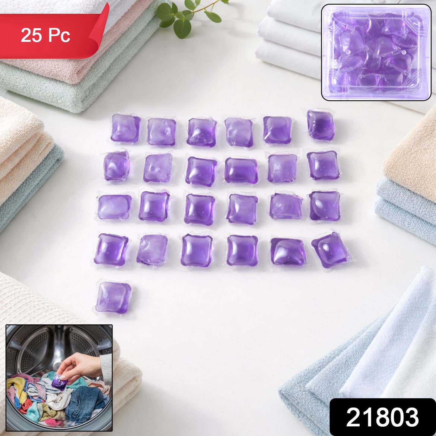 Quick & Easy Laundry Detergent Pods – Dissolve, Effective - main product view