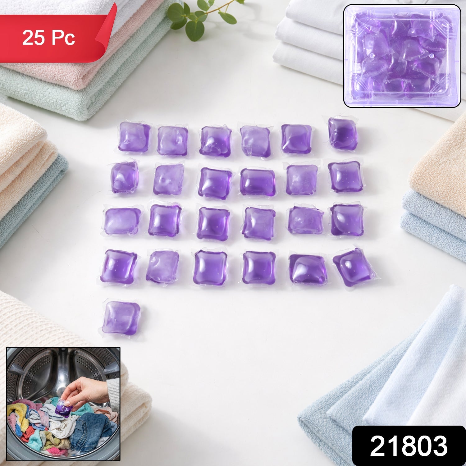 Quick & Easy Laundry Detergent Pods – Dissolve, Effective - main product view