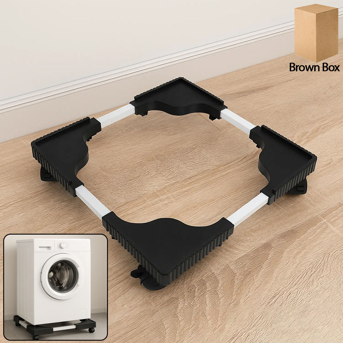 Heavy-Duty Adjustable Washing Machine Stand – Anti-Vibration