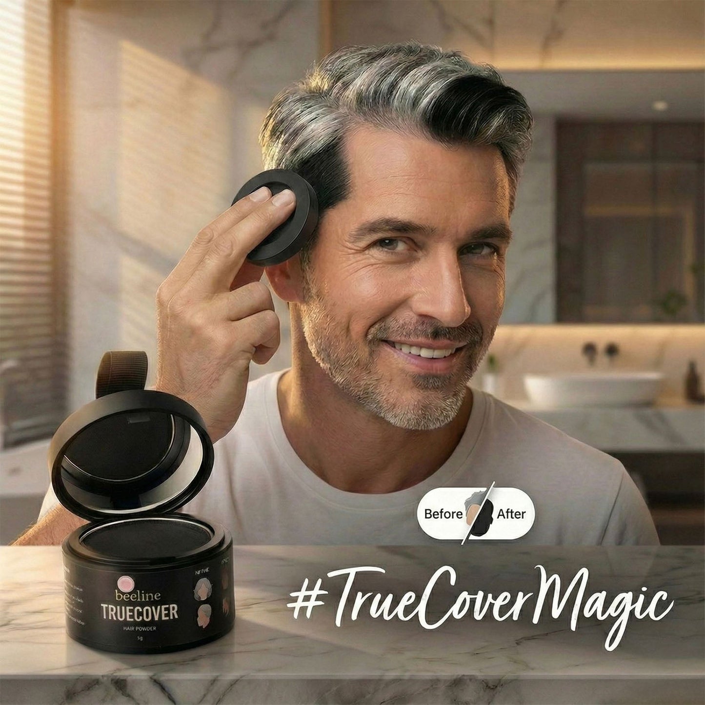 Hairline Color Powder – Instant Grey Hair Coverage, Root Touch-Up