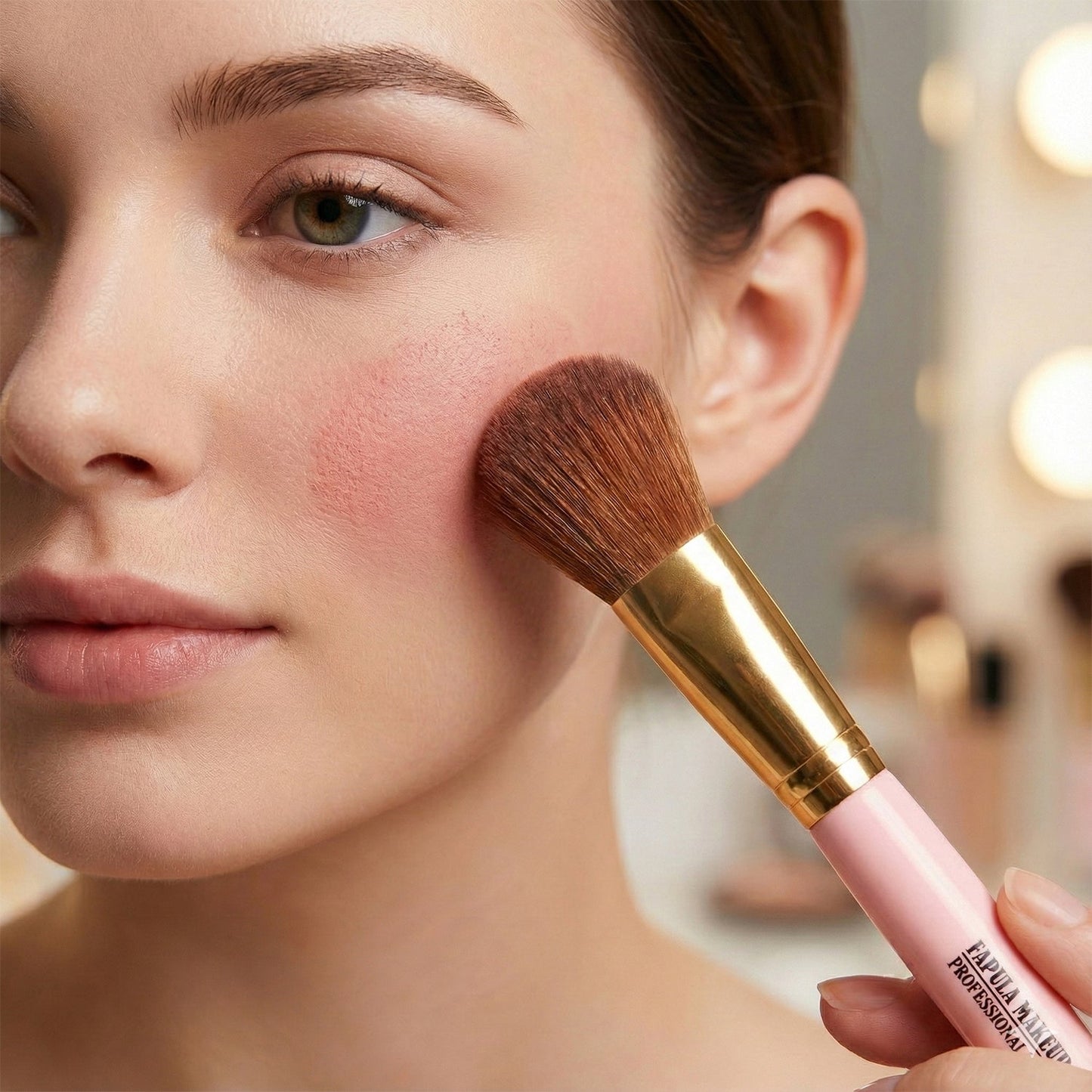 Professional Makeup Brush Set 9-in-1 – Complete Face & Eye Kit