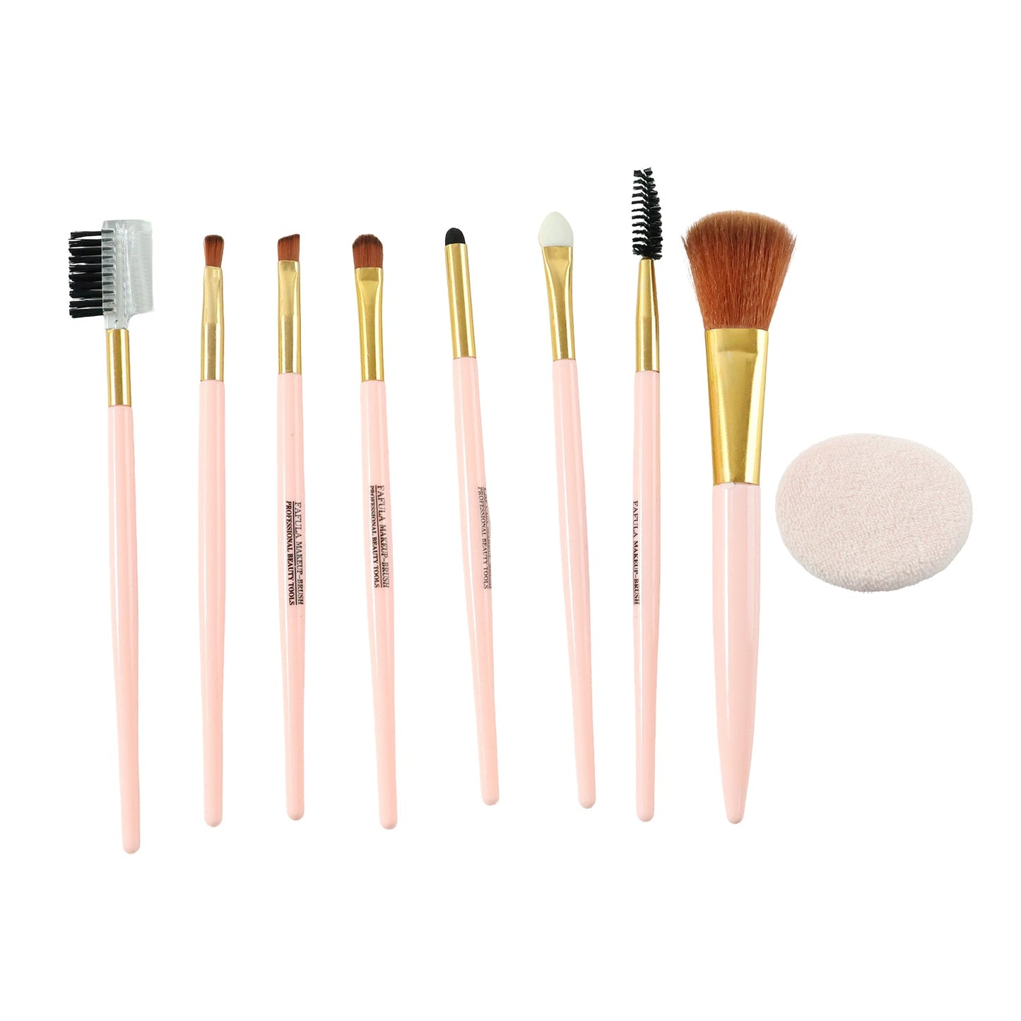 Professional Makeup Brush Set 9-in-1 – Complete Face & Eye Kit