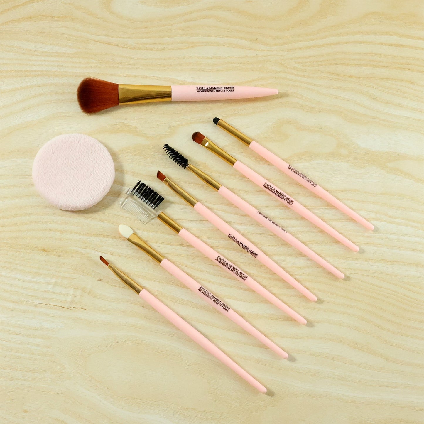 Professional Makeup Brush Set 9-in-1 – Complete Face & Eye Kit