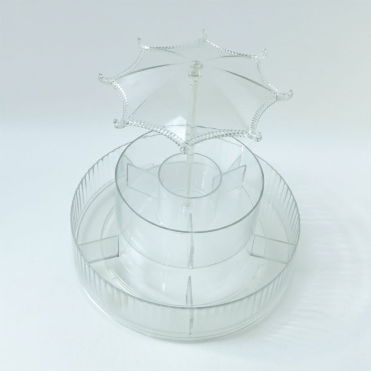 Rotating Makeup Organizer Stand – 360° Multi-Layer Vanity Storage