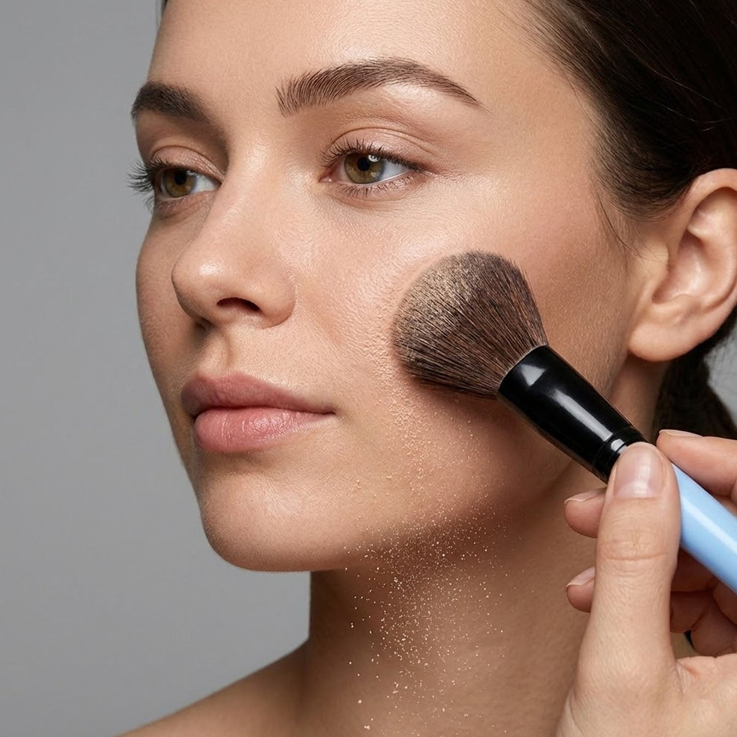 Professional Makeup Brush Set 4-in-1 for Face & Eyes