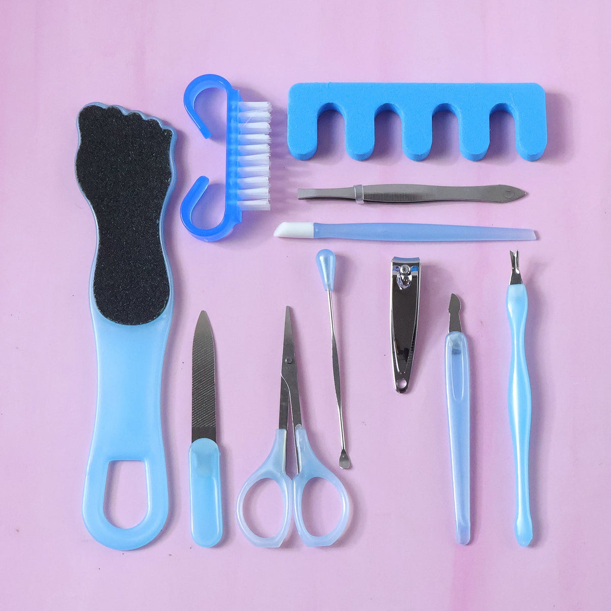 11 in 1 Manicure Pedicure Kit – Complete Nail Care for Home and Salon