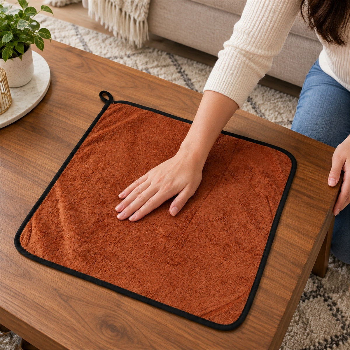 Microfiber Cleaning Cloth – Soft, Highly Absorbent & Reusable (1 Pc, 40x40 Cm) - view 3