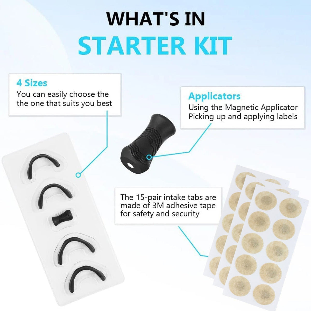 Nasal Strip Starter Kit – Boost Oxygen & Reduce Snoring Comfortably
