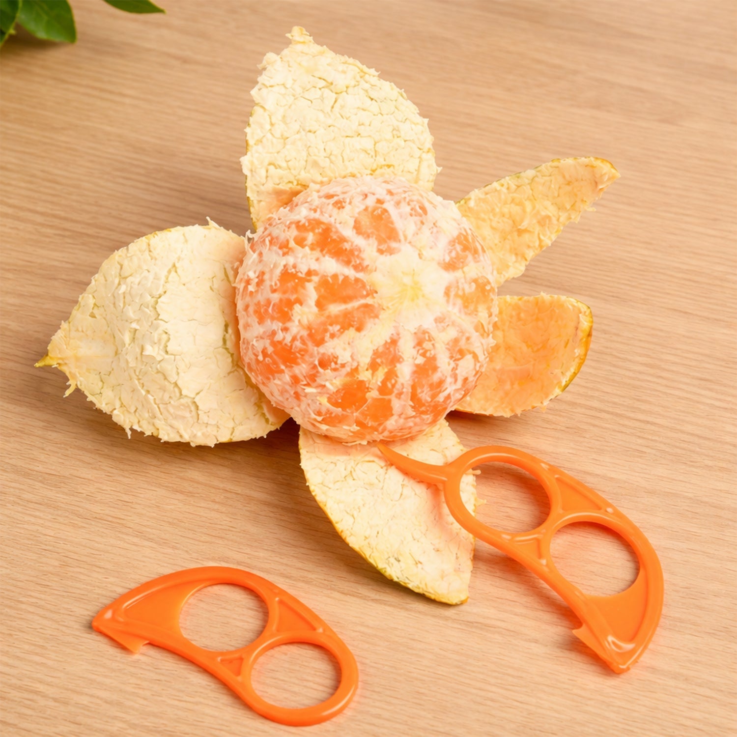 Fruit peeling tool for oranges, lemons & limes
