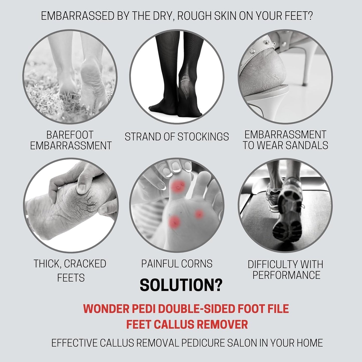 Dual Sided Foot File – Effective Dead Skin Removal & Smoothing