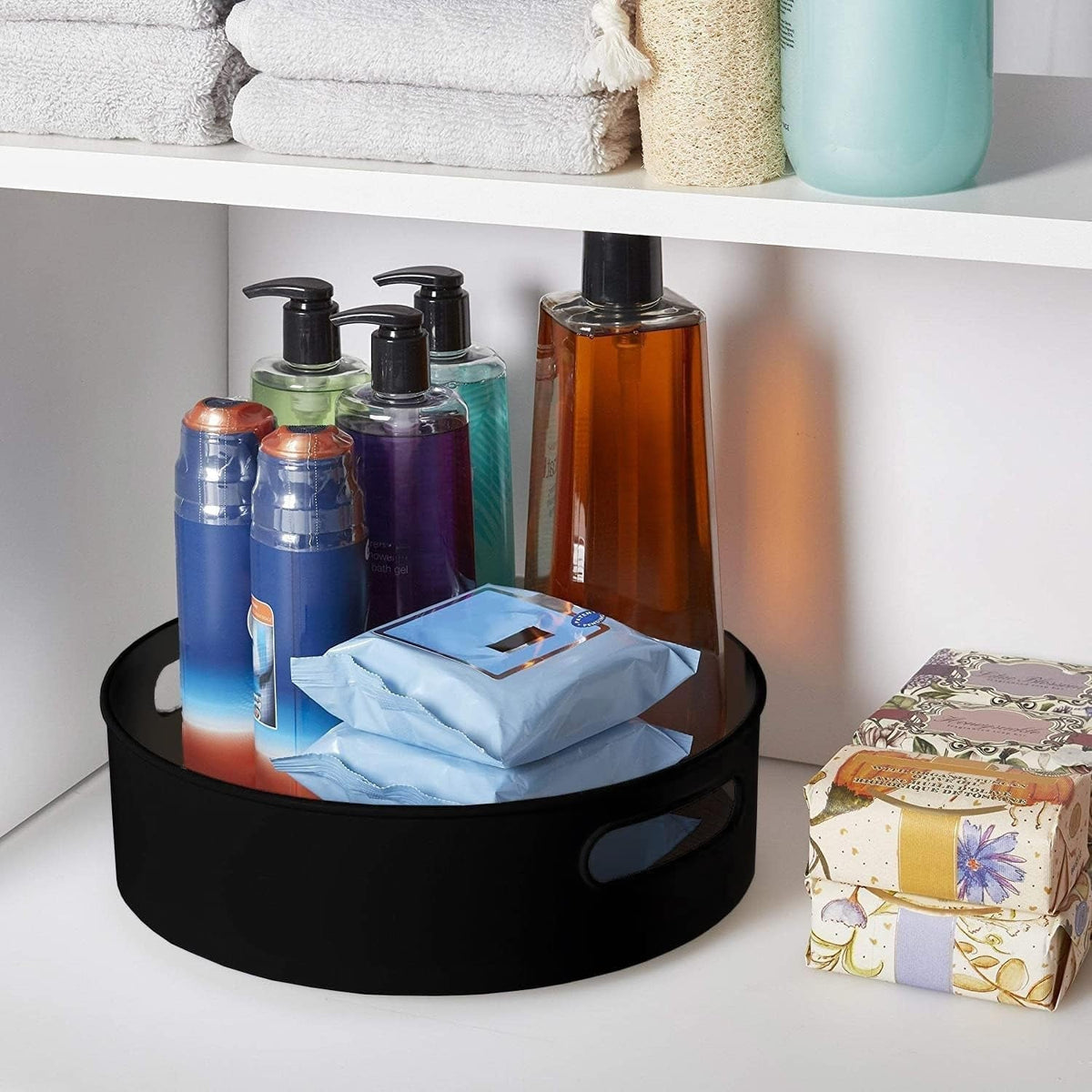 Mess-Free Rotating Storage Tray – Degree Turntable Organizer
