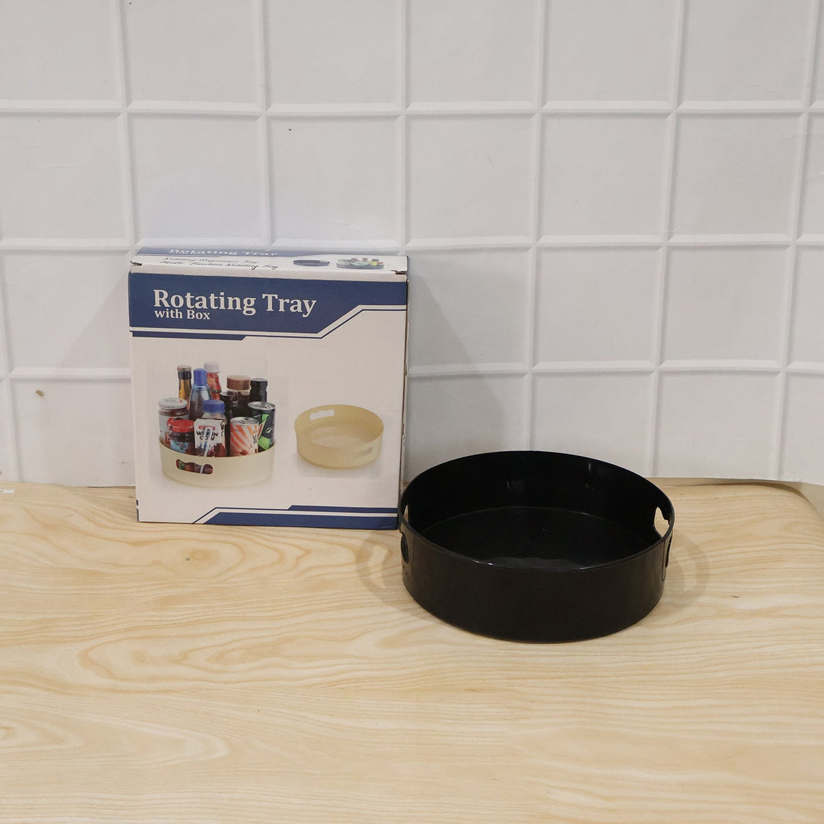 Mess-Free Rotating Storage Tray – Degree Turntable Organizer