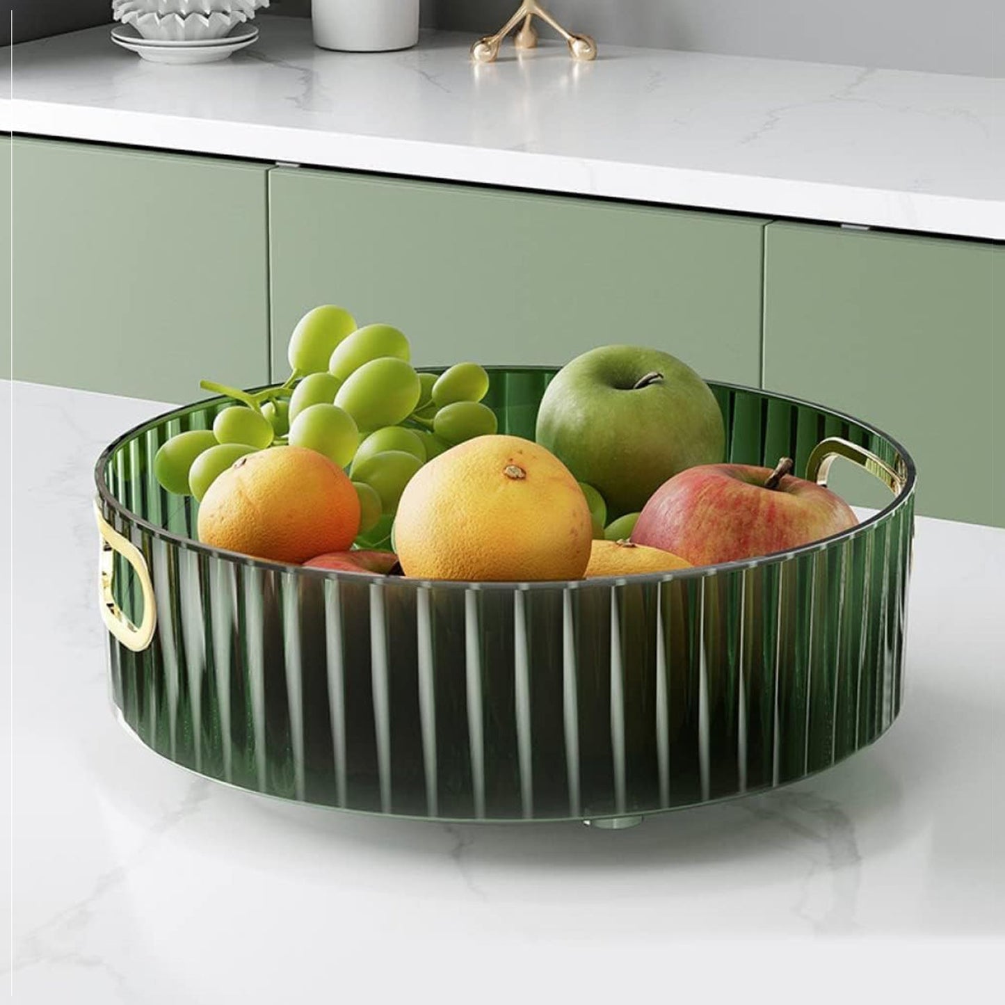 All-in-One Rotating Storage Rack – Organizer with Handles