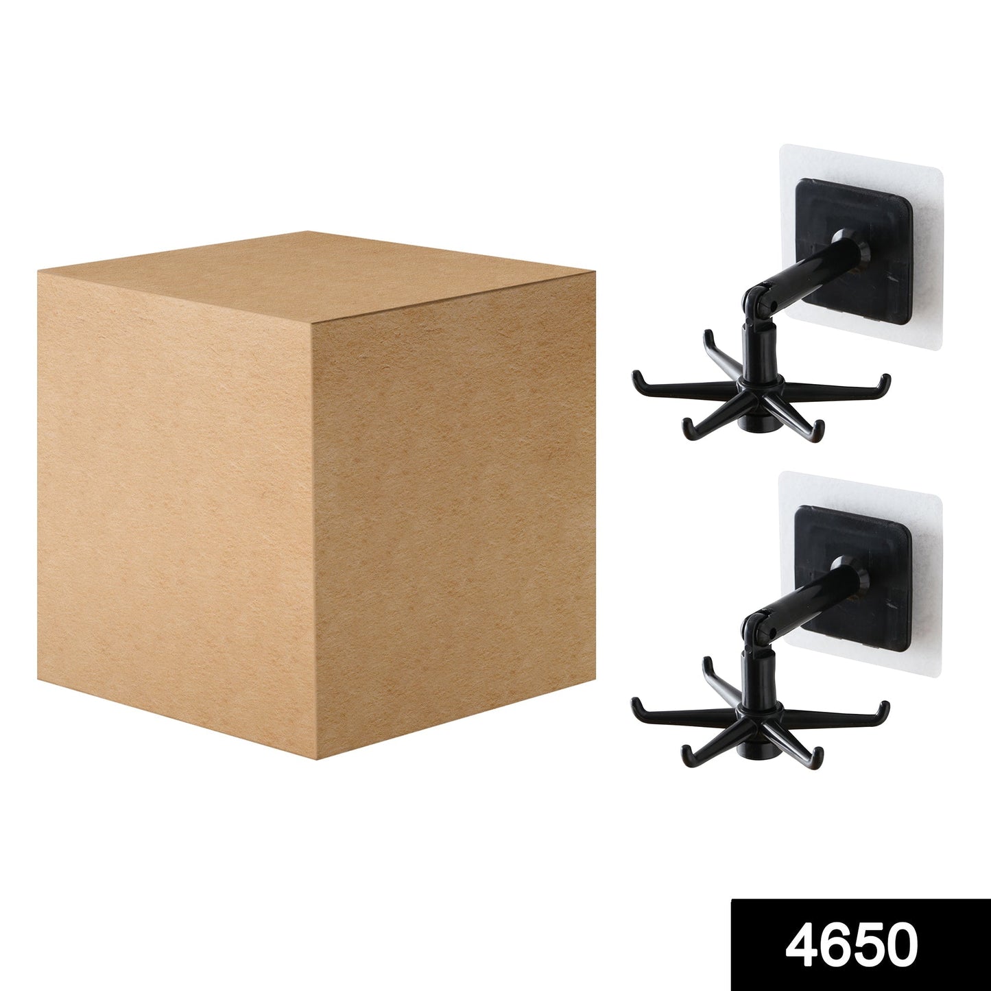 Rotatable Hooks – 360° Swivel, Damage-Free (Pack of 2) - main product view