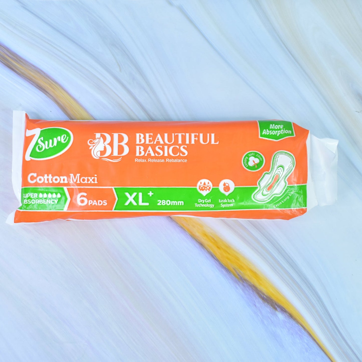 Cotton Maxi XL+ Sanitary Pads – 280mm Super Absorbent Protection