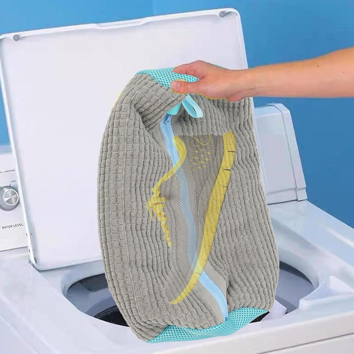 Heavy-Duty Shoe Washing Bag – Protective Laundry Mesh