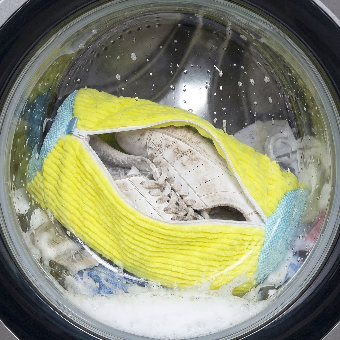 Shoe Laundry Wash Bag with 2 Shoe Support for Washing