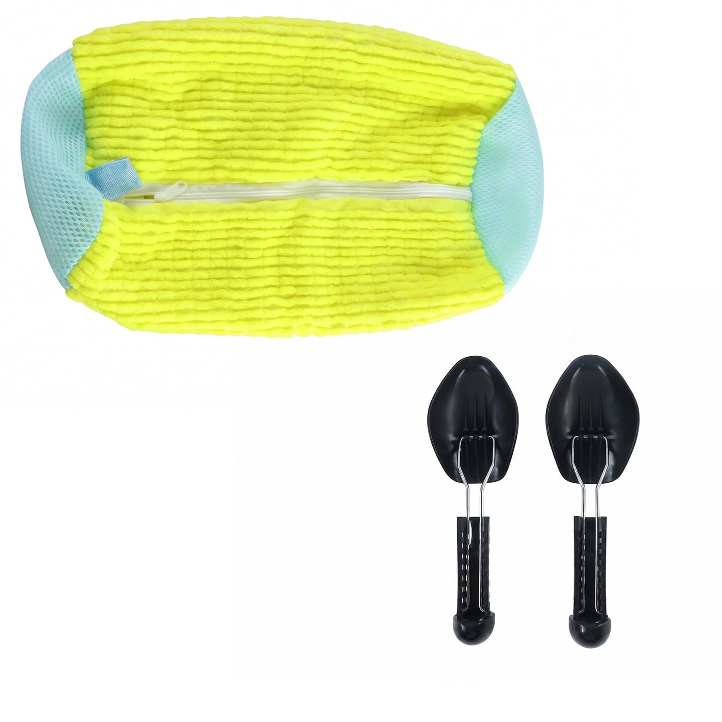 Shoe Laundry Wash Bag with 2 Shoe Support for Washing