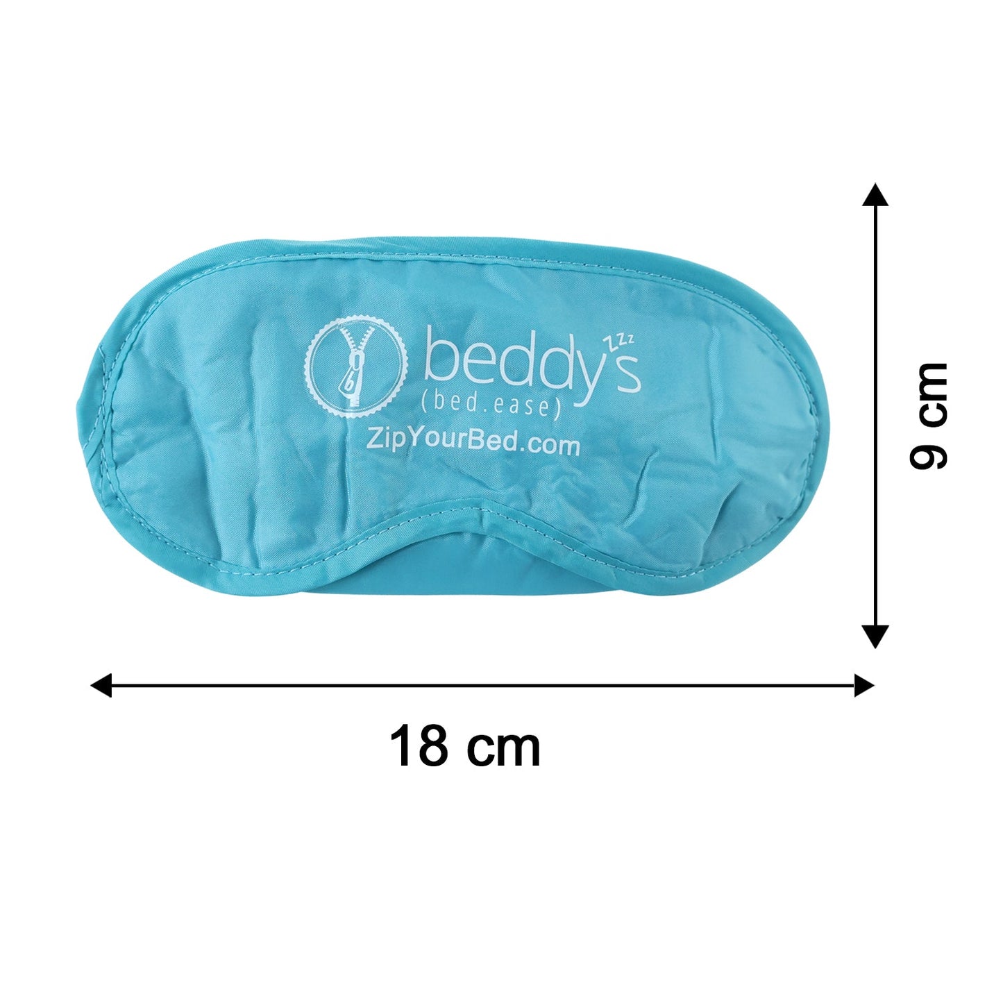 Soft Sleep Eye Mask Light Blocking Padded Eye Cover with Elastic Strap (1 Pc)