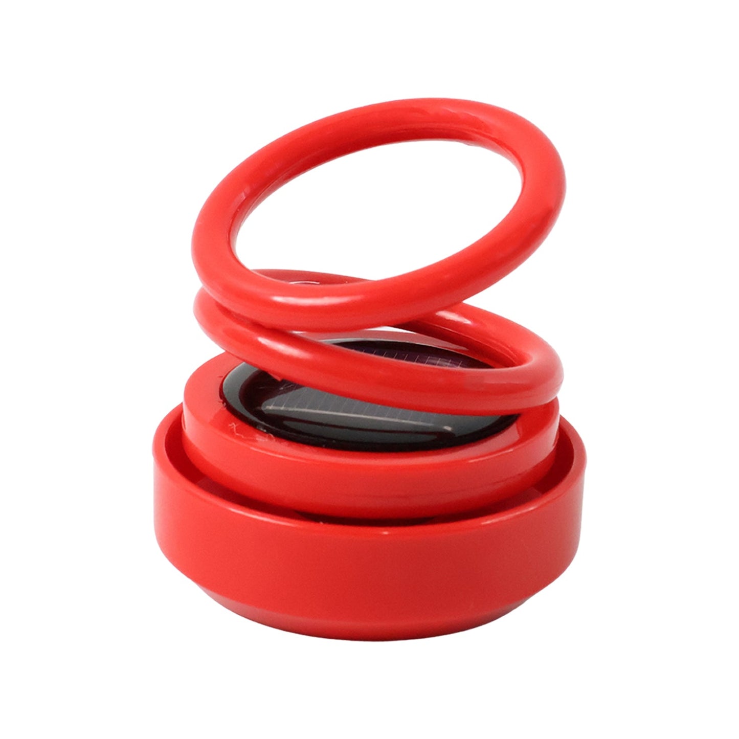 Artistic dancing spring solar aroma diffuser for vehicle