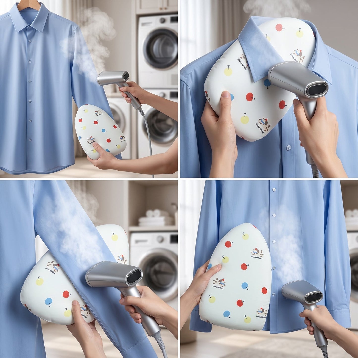 Travel-Ready Garment Steamer Ironing Glove, Steaming (1 Pc)