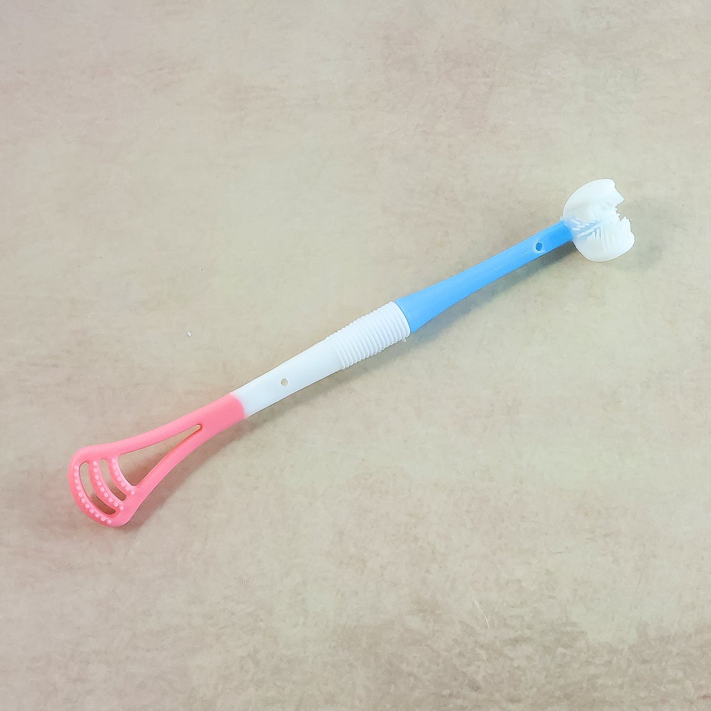 Baby Tongue Cleaner – Soft Silicone 2-in-1 Oral Massager
