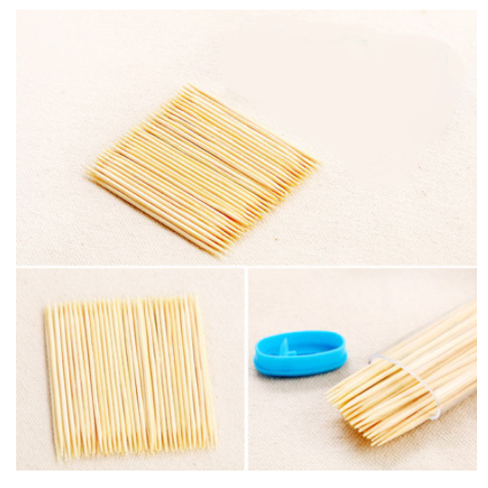 Bamboo Toothpicks – Eco-Friendly Reusable Dispenser Box | Organivo