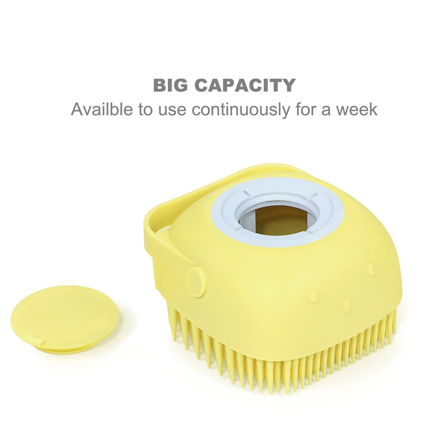 Silicone Bath Brush – Massage & Shampoo Dispenser for Shower | VelvaBloom