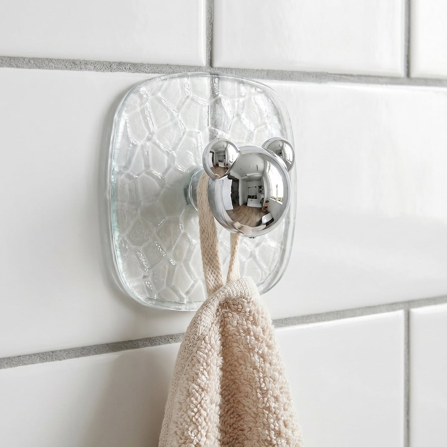 Adhesive Wall Hooks – Strong Clear Hold, No Damage 3 Pc Set