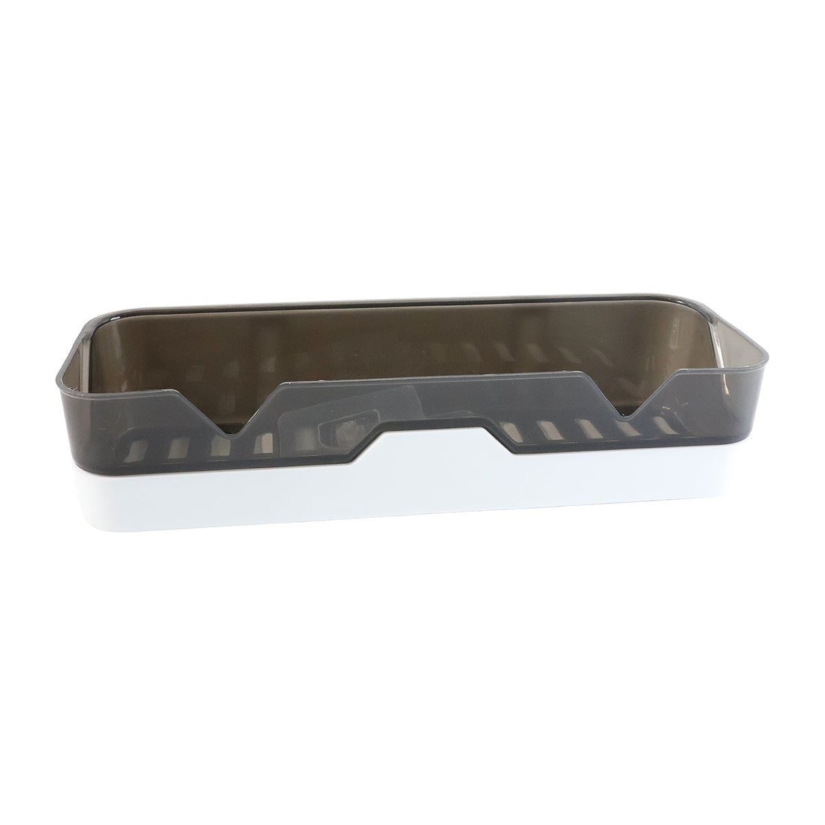 Stay Organized Adhesive Plastic Storage Shelf – Wall Mounted